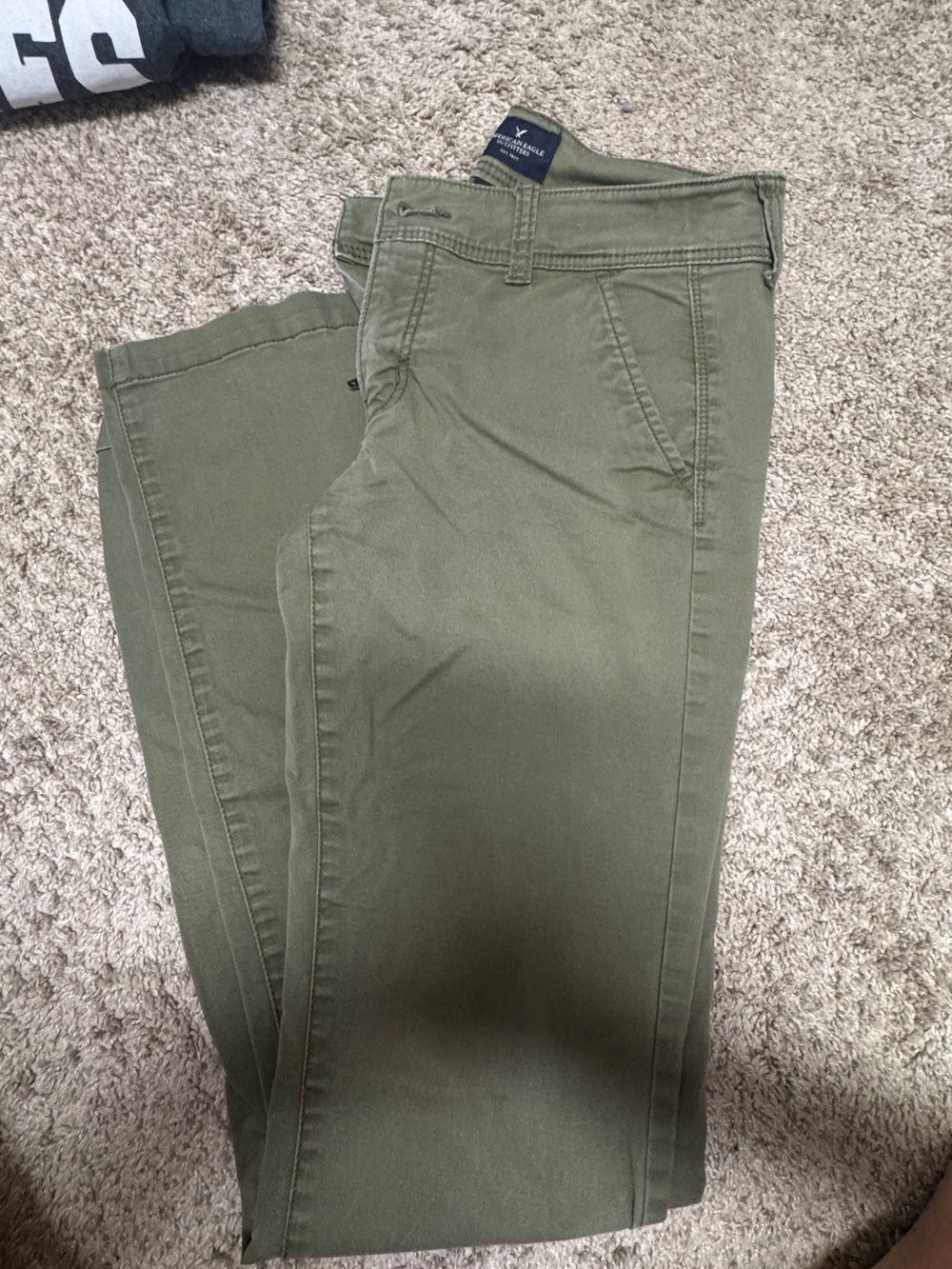 American Eagle Olive Kick Boot Pants